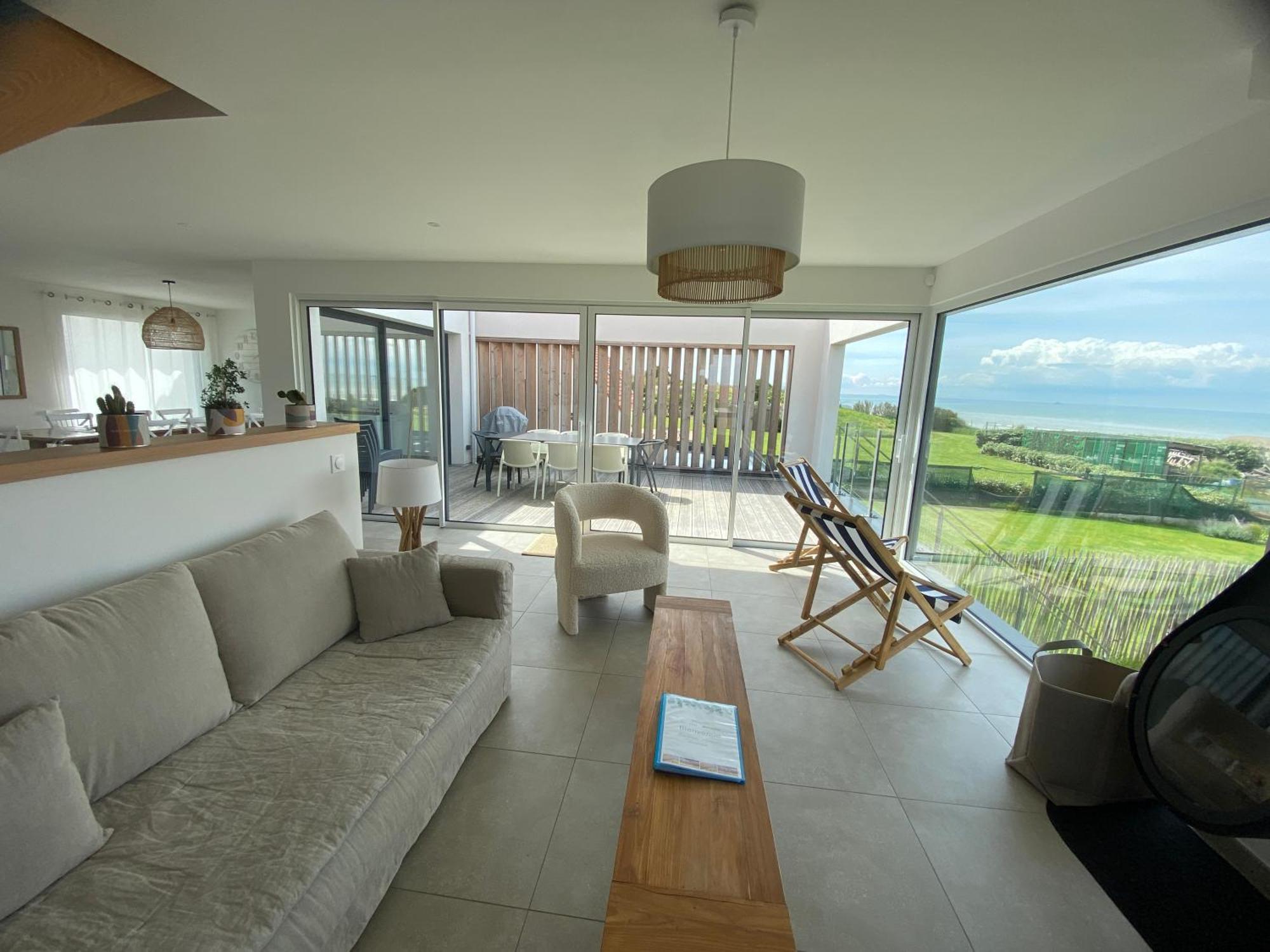 B&B Sangatte-Calais - Terrasse Vue Mer - 2 Min A Pied De La Plage Buitenkant foto