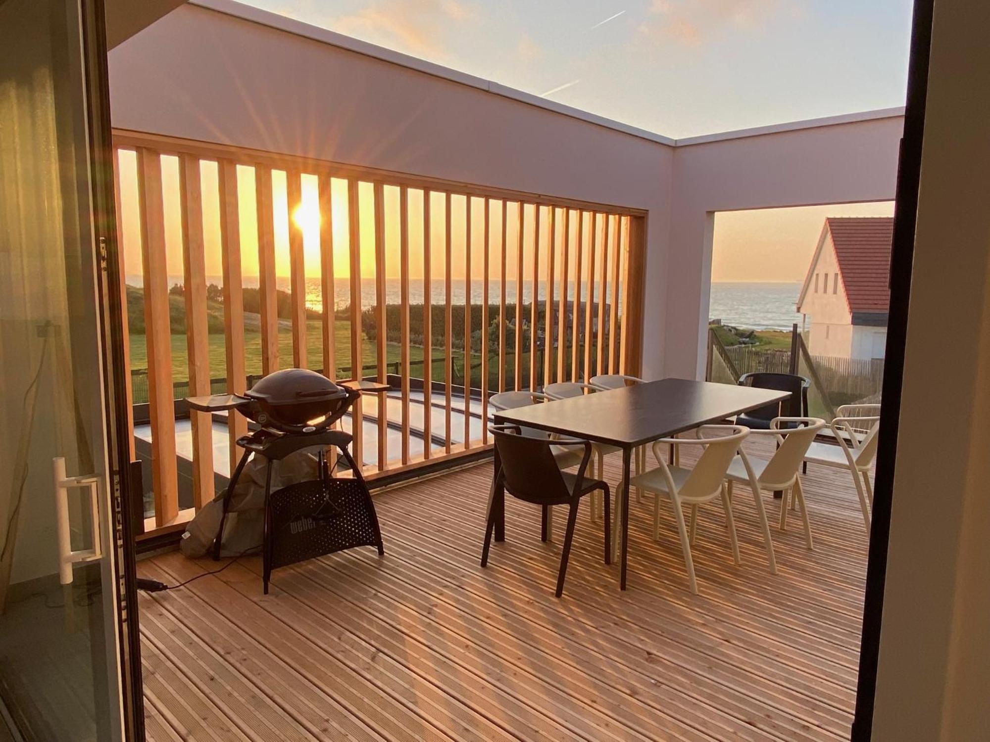 B&B Sangatte-Calais - Terrasse Vue Mer - 2 Min A Pied De La Plage Buitenkant foto